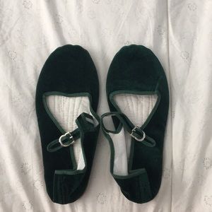 NWOT Velvet Mary Jane shoes